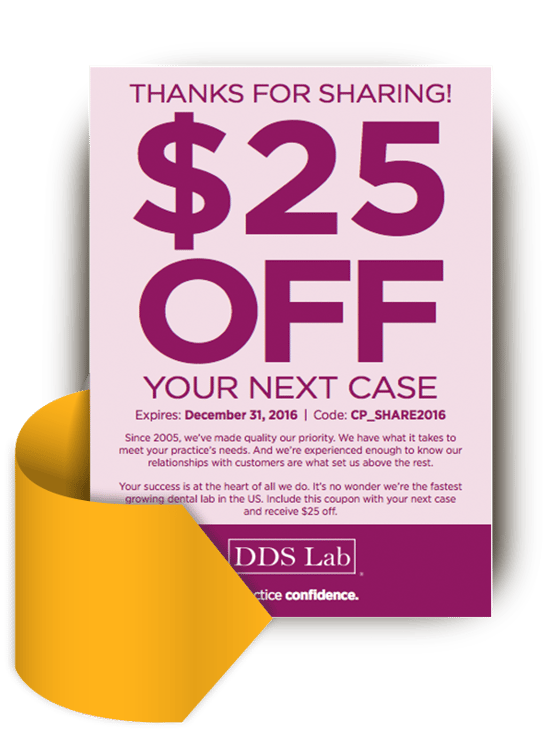 DDS Dental Lab Share your Testimonial